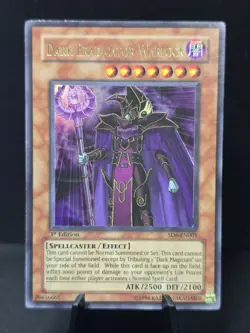 Yu-Gi-Oh! Dark Eradicator Warlock SD6-EN001 Ultra Rare Foil 1st Edition NM-LP - Image 1
