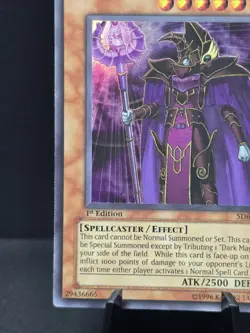 Yu-Gi-Oh! Dark Eradicator Warlock SD6-EN001 Ultra Rare Foil 1st Edition NM-LP - Image 5