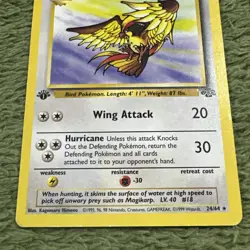 Pidgeot 24/64 1st First Edition 1999 Pokemon Card Non Holo Rare - Image 4