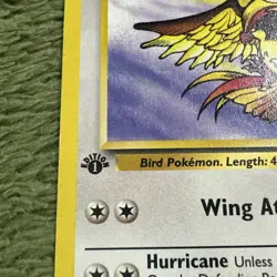 Pidgeot 24/64 1st First Edition 1999 Pokemon Card Non Holo Rare - Image 5