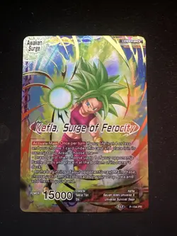 Dragon Ball Super Card Game Kefla, Surge of Ferocity GOLD STAMPED - Image 1