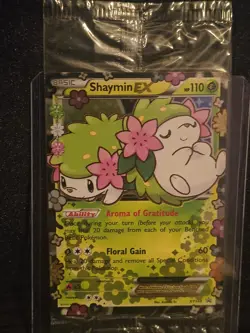 Shaymin EX XY148 Black Star Promo Factory Sealed Pokemon Card 2016 NM - Image 1