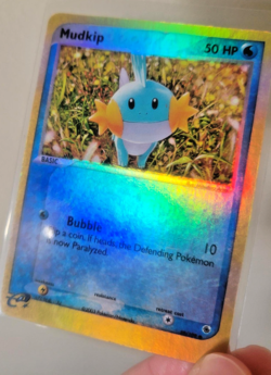 3 Pokemon Card Lot - 2003 E-READER HOLOS!! Mudkip (59), Seedot (77), Onix (71) - Image 3