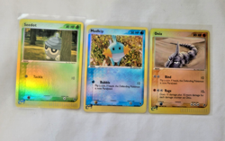 3 Pokemon Card Lot - 2003 E-READER HOLOS!! Mudkip (59), Seedot (77), Onix (71) - Image 5