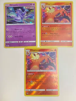 Pokemon TCG Card Lot - 6 Cards - Dragon Majesty, SWSH Promo, Silver Tempest (Cos - Image 1