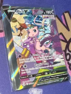 Pokemon TCG Mew v Fusion Strike Holo Full Art Rare Card 251/264 Alt MISPRINT - Image 2