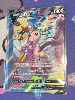 Pokemon TCG Mew v Fusion Strike Holo Full Art Rare Card 251/264 Alt MISPRINT - Image 4
