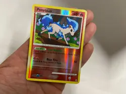 Pokemon Card TCG Ponyta SH11 Arceus Diamond & Pearl Shiny Reverse Holo 2009 - Image 3