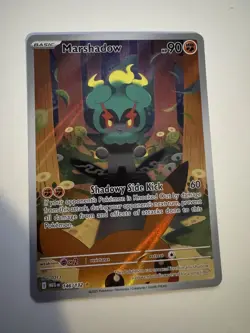 POKEMON TCG Mega Evolutions MARSHADOW IR Illustration Rare Card 146/132 *Pikachu - Image 1
