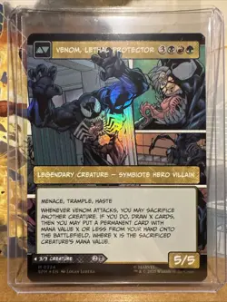 MTG Marvel Spider-Man, Eddie Brock / Venom, Lethal Protector - Borderless Foil - Image 2