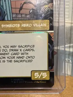 MTG Marvel Spider-Man, Eddie Brock / Venom, Lethal Protector - Borderless Foil - Image 4