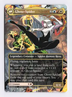 Gwen Stacy (Borderless) 0202 (M) MTG Marvel's Spider-Man (SPM) - Image 2