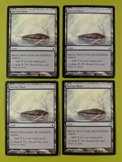 Barren Moor x4 Duel Decks: Izzet vs. Golgari 4x MTG Magic the Gathering - Image 1