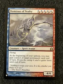 Magic The Gathering MTG - Dominus of Fealty - The List Reprints - Image 1