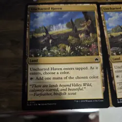 x4 Uncharted Haven BLB Bloomburrow MTG 261 COMMON M/NM 4x - Image 3