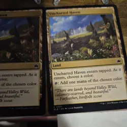 x4 Uncharted Haven BLB Bloomburrow MTG 261 COMMON M/NM 4x - Image 4