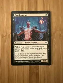 MTG Magic the Gathering Deathgreeter Shards Of Alara NM - Image 1