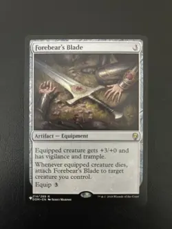 Forebear's Blade - Mtg: The List Reprints Regular Rare 214 - Image 1