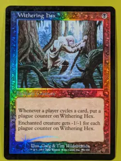 FOIL Withering Hex x1 Onslaught 1x Magic the Gathering MTG - Image 1