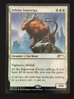 1x MTG Felidar Sovereign (Foil) - Media Promos (MEDIA) (PRM) #26 - Magic - Image 1