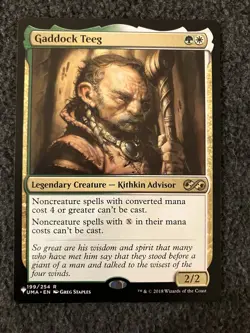 Magic The Gathering MTG - Gaddock Teeg - Ultimate Masters - Image 1