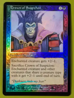 FOIL Crown of Suspicion x1 Onslaught 1x Magic the Gathering MTG - Image 1