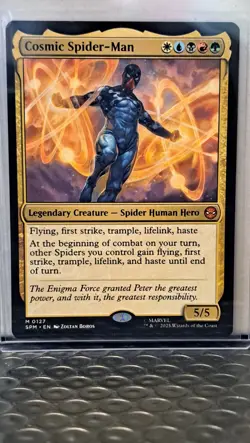 MTG Spider-Man - Cosmic Spider-Man #127 (Mythic Legendary Creature) - Image 1