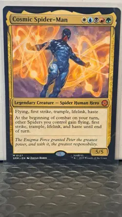 MTG Spider-Man - Cosmic Spider-Man #127 (Mythic Legendary Creature) - Image 2