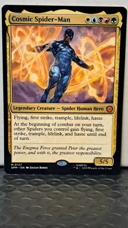 MTG Spider-Man - Cosmic Spider-Man #127 (Mythic Legendary Creature) - Image 3