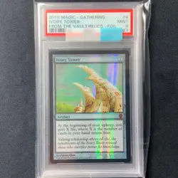 MTG Ivory Tower PSA 9 Foil FTV Relics 2010 Artifact Vintage EDH Life Gain - Image 1
