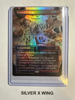 Frostcliff Siege Borderless Foil x1, MTG, Tarkir: Dragonstorm, TDM, NM - Image 1