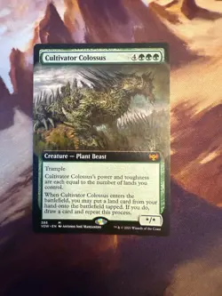 Cultivator Colossus (Extended Art) Innistrad Crimson Vow MTG - Image 1