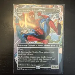 MTG Spectacular Spider-Man - Borderless, NM-Mint, English Marvel's Spider-Man - Image 1