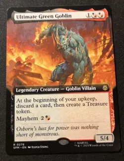 Ultimate Green Goblin - Extended Art - SPM - MTG - EN - NM - 0276 - Image 1