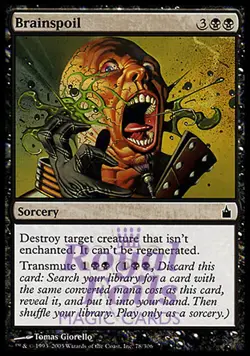 Brainspoil 1x FOIL RAV MTG Ravnica Common MINT black - Image 1
