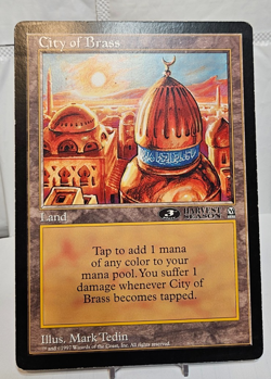 City of Brass 3rd Place Arena Harvest Season Oversized Jumbo Promo MTG OS33 - Image 1
