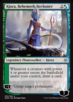 Kiora, Behemoth Beckoner - Light Play MTG War of the Spark - Image 1