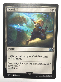 Overkill 109 Final Fantasy MTG Magic the Gathering NEAR MINT NM - Image 1