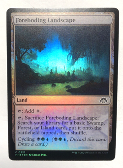 Foreboding Landscape FOIL 0221 Modern Horizons 3 MTG Magic the Gathering NM - Image 1