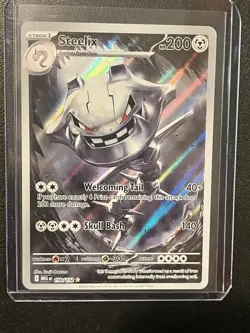 Steelix 150/132 Illustration Rare Pokemon Mega Evolution NM - Image 1