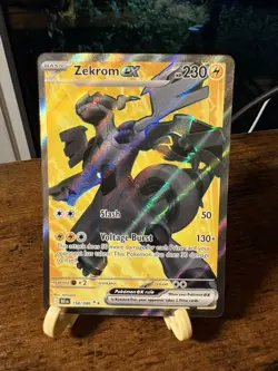 Zekrom ex 158/086 - Pokemon TCG Black Bolt - Full Art Ultra Rare - NM - Image 1