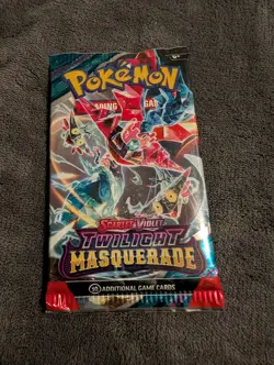 Pokemon TCG Scarlet and Violet Twilight Masquerade Booster Pack New Sealed - Image 2