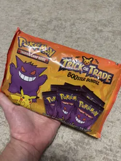 Halloween Pokemon TCG BOOster Gengar Trick Or Trade Bundle 40 Packs - 120 Cards 820650850783 - Image 1