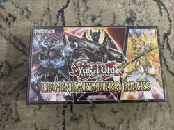 YuGiOh LEGENDARY HERO DECKS Box Set 3 Decks Factory Sealed - Image 1