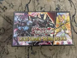 YuGiOh LEGENDARY HERO DECKS Box Set 3 Decks Factory Sealed - Image 2