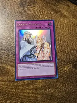 Solemn Warning Ultra Rare RA02-EN078 25th Rarity Collection II 1st Yugioh - Image 1
