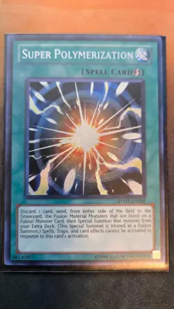 Yugioh! Super Polymerization - LCGX-EN101 - Secret Rare - Unlimited Edition NM/M - Image 1