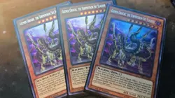 (X3) YUGIOH GIZMEK OROCHI THE SERPENTRON SKY SLASHER RIRA-EN029 1ST SECRET (NM) - Image 1