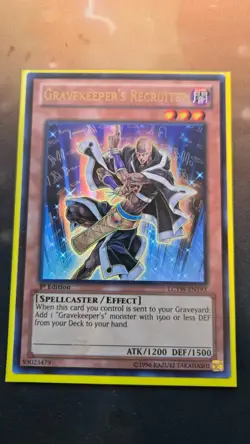 Yugioh Gravekeeper’s Recruiter LCYW-EN193 Ultra Rare 1st Ed NM - Image 1