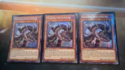 x3 Thunder Dragondark NM! Prismatic Secret Rare 1st Edition MP19-EN167 Yugioh - Image 1